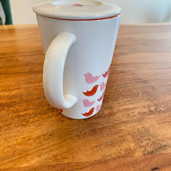 Davids Tea Mug Lovebirds 12 Oz. With Lid The Perfect Tea Mug - Picture 6 of 10